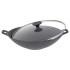 Wok żeliwny z pokrywką Krisberg KR 7561 indukcja/gaz 31cm Big