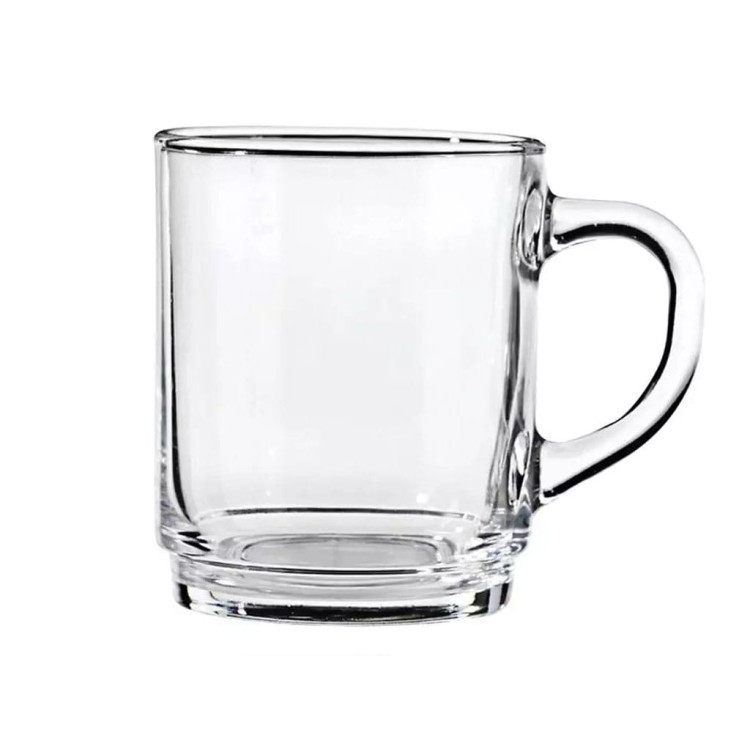 Kubek przezroczysty 250 ml zestaw 6 szklanek