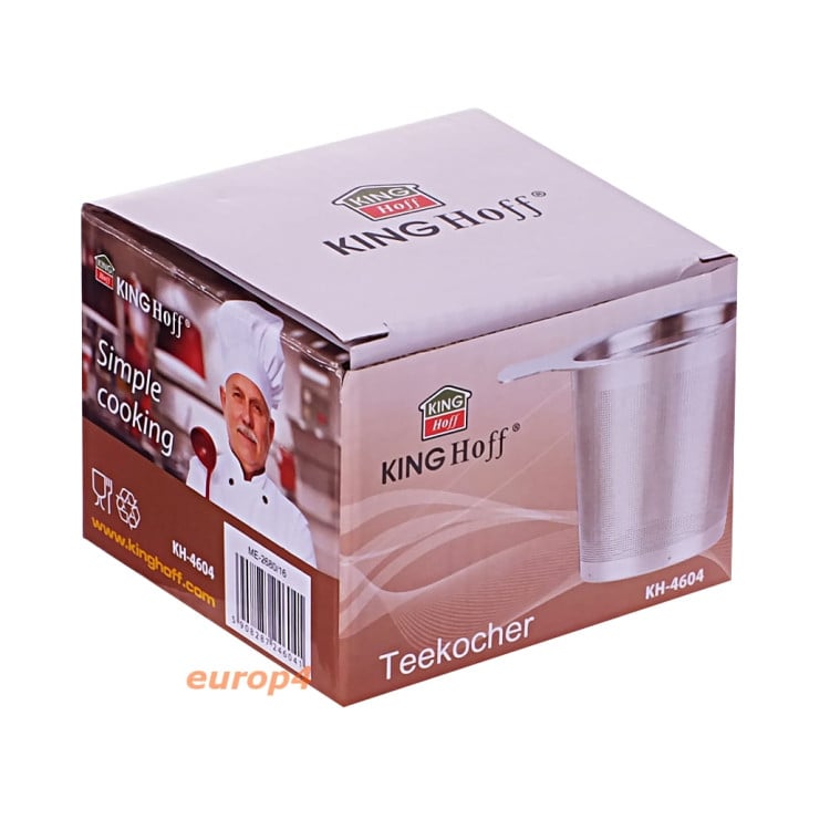 Zaparzacz KingHoff KH 4604 sitko do herbaty ziół kawy metalowy Zaparzacz KingHoff KH 4604 sitko do herbaty ziół kawy metalowy