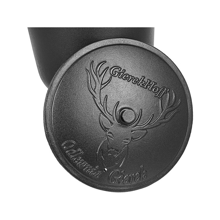 Kociołek żeliwny granitowy Odlewnia GierekHoff GH 8004M garnek myśliwski 4L Kociołek żeliwny granitowy Odlewnia GierekHoff GH 8004M garnek myśliwski 4L