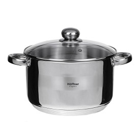 Garnek ze stali z pokrywką Hoffner HF 4464 4.5 L INDUKCJA
