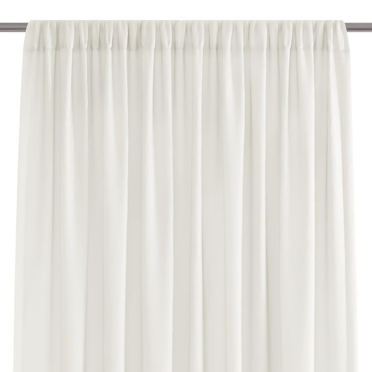 Firany woalowe 140x250 Voile na taśmie kremowe Firany woalowe 140x250 Voile na taśmie kremowe