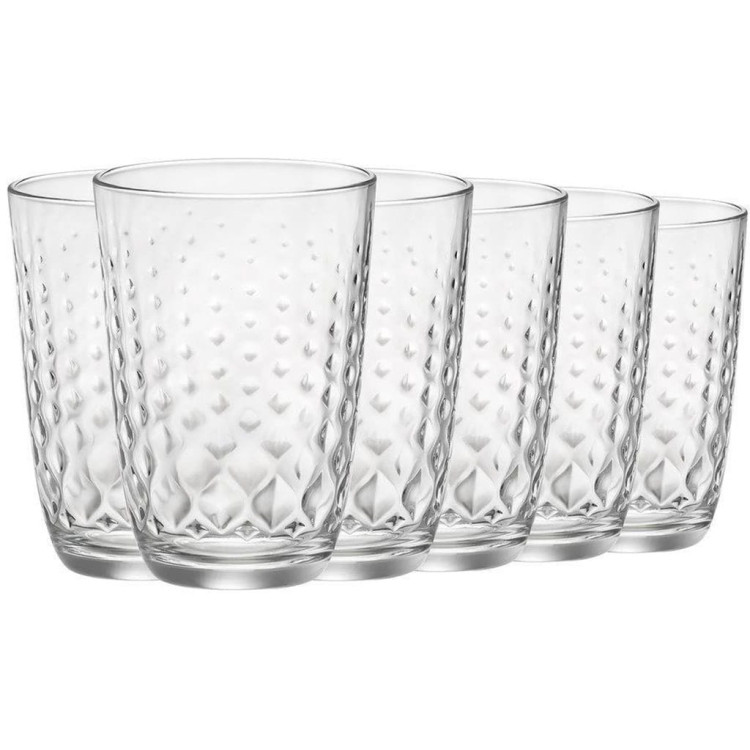 Szklanki do napojów drinków Bormioli Glit 400 ml zestaw 6 szklanek Szklanki do napojów drinków Bormioli Glit 400 ml zestaw 6 szklanek