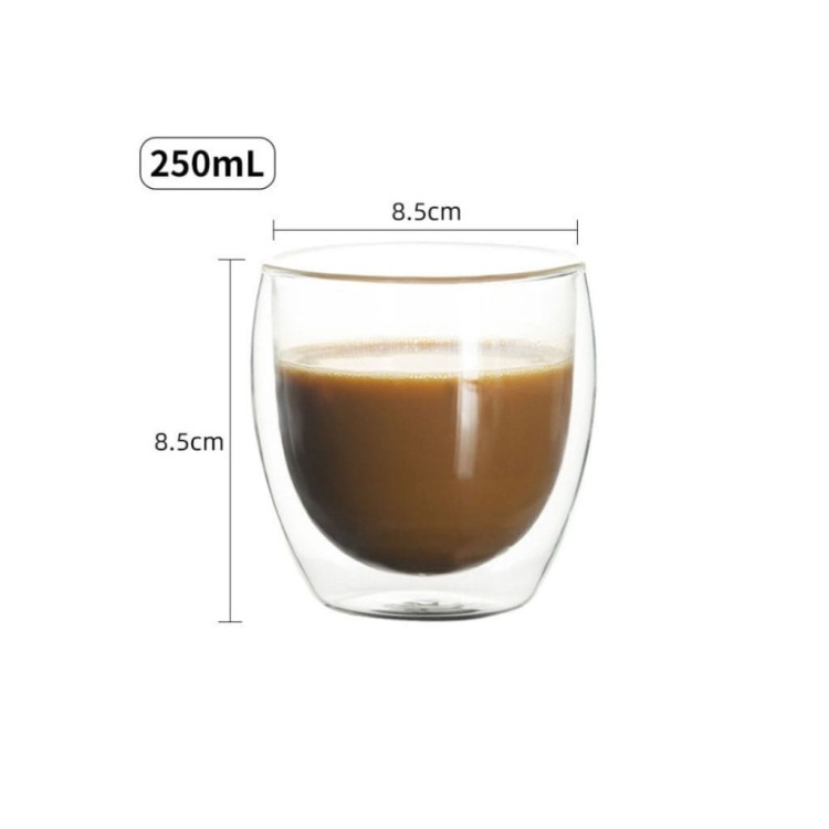 Szklanki termiczne Florina Malachit 250 ml zestaw 6 sztuk