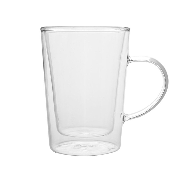 Szklanki termiczne z uchem Florina Malachit 340 ml zestaw 6 sztuk Szklanki termiczne z uchem Florina Malachit 340 ml zestaw 6 sztuk