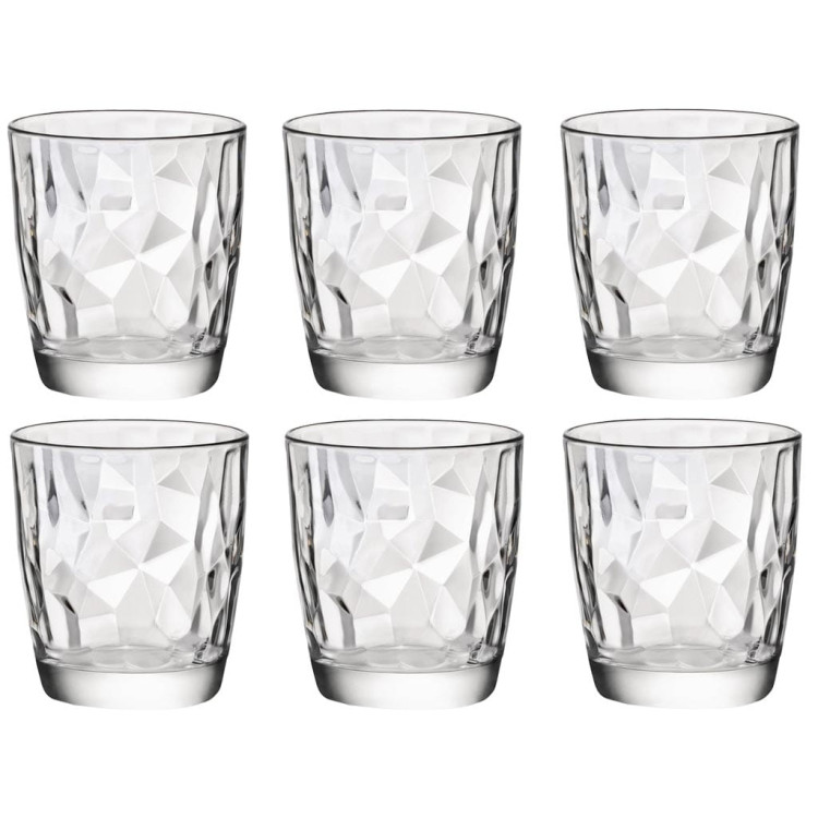 Szklanki do whisky drinków Bormioli Diamond zestaw 6 szklanek 300 ml Szklanki do whisky drinków Bormioli Diamond zestaw 6 szklanek 300 ml