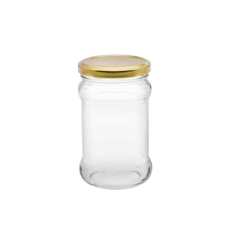 Słoik szklany 315 ml z zakrętką zestaw 6 sztuk Słoik szklany 315 ml z zakrętką zestaw 6 sztuk