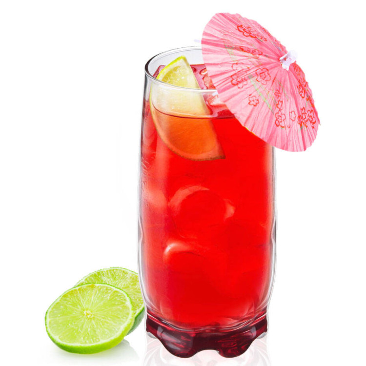 Szklanki do drinków wysokie Glasmark kolorowe dno 350 ml zestaw 6 szklanek Szklanki do drinków wysokie Glasmark kolorowe dno 350 ml zestaw 6 szklanek