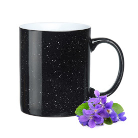 Kubek czarny galaxy ceramiczny Rita Glasmark 300 ml