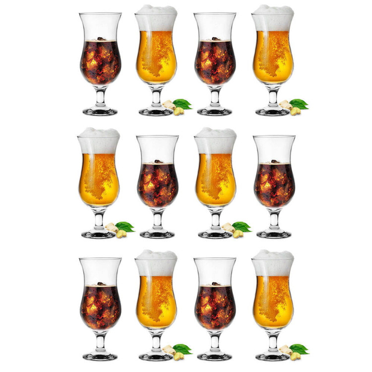 Szklanki na nóżce Glasmark kieliszki koktajlowe 420 ml zestaw 6 sztuk