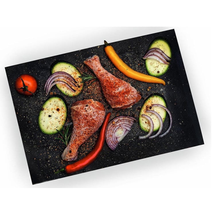 Maty grillowe Tadar BBQ prostokątne 40x33 cm zestaw 3 sztuki Maty grillowe Tadar BBQ prostokątne 40x33 cm zestaw 3 sztuki