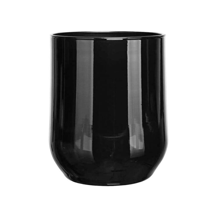 Szklanki czarne Glasmark 300 ml zestaw 6 szklanek do napojów wody drinków Szklanki czarne Glasmark 300 ml zestaw 6 szklanek do napojów wody drinków