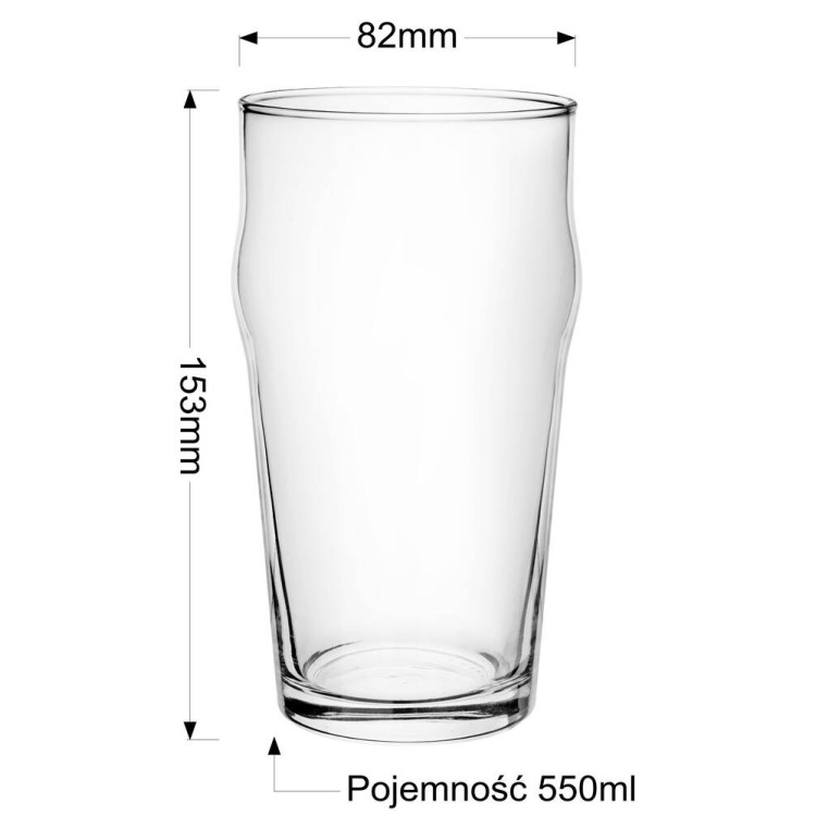 Szklanki do piwa pokal Glasmark 550 ml zestaw 6 szklanek Szklanki do piwa pokal Glasmark 550 ml zestaw 6 szklanek