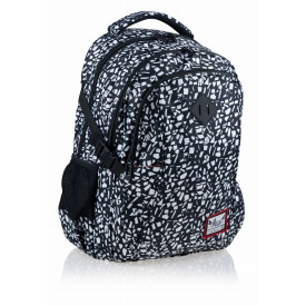 Plecak młodzieżowy Black Terrazzo Hash 3