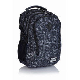 Plecak szkolny czterokomorowy młodzieżowy Money Hash