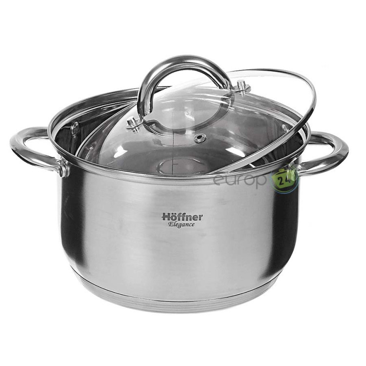 Garnki kuchenne Hoffner HF 4448 10 zestaw komplet garnek gaz INDUKCJA Garnki kuchenne Hoffner HF 4448 10 zestaw komplet garnek gaz INDUKCJA
