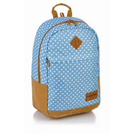 Plecak jednokomorowy White Hearts Head