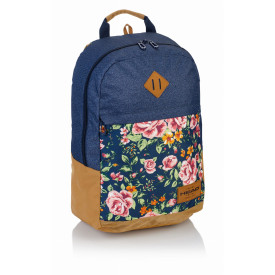 Plecak jednokomorowy Navy&Flowers Head