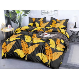 Pościel 200x220 bawełna satynowa 3D Cotton World gruba 3 części 539
