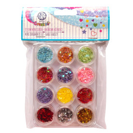 Zestaw mini ozdób do dekoracji - Baśniowe różności 12 sztuk