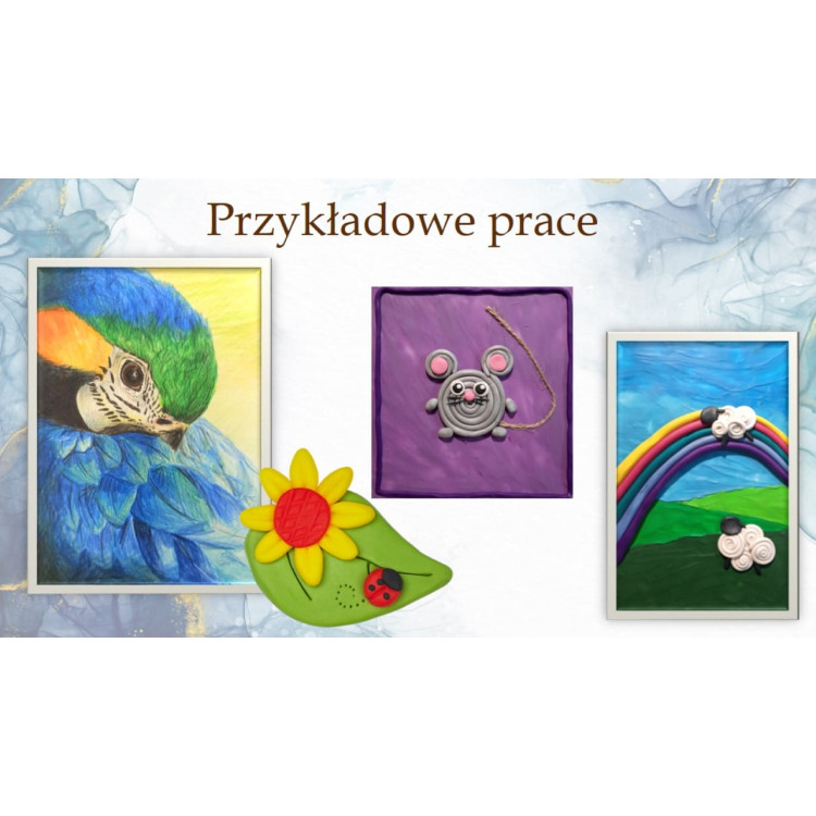 Zestaw kreatywny dla dzieci nr 2 - kolorowy zawrót głowy - szare pudełko