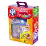 Zestaw kreatywny dla dzieci  nr 4 - magiczne święta - ozdobne pudełko