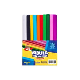 Zestaw bibuł marszczonych ASTRAPAP 25x200 cm MIX 10 kol