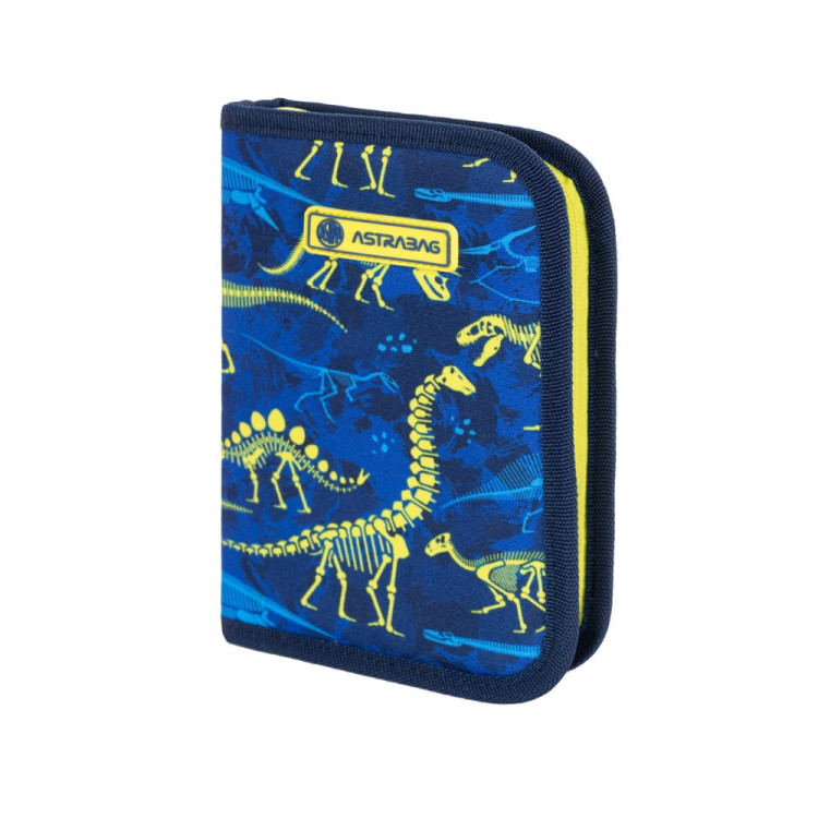 Piórnik jednokomorowy Astrabag z motywem dinozaurów Piórnik jednokomorowy Astrabag z motywem dinozaurów