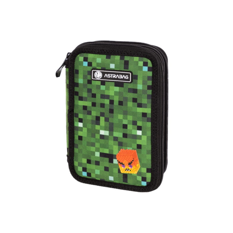 Piórnik trzykomorowy z wyposażeniem Astrabag Pixel One