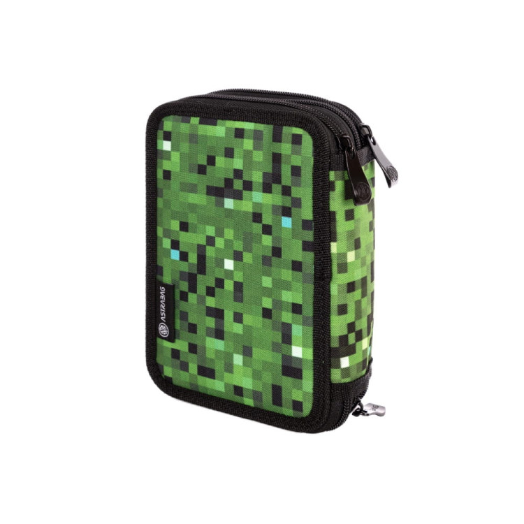 Piórnik trzykomorowy z wyposażeniem Astrabag Pixel One