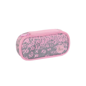 Saszetka-piórnik Hash różowo-szara XO XO