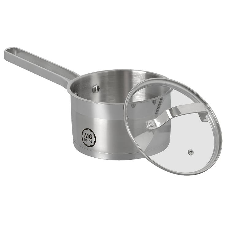 Rondel ze stali nierdzewnej 16cm z pokrywką MG Home Professional