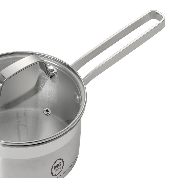 Rondel ze stali nierdzewnej 16cm z pokrywką MG Home Professional