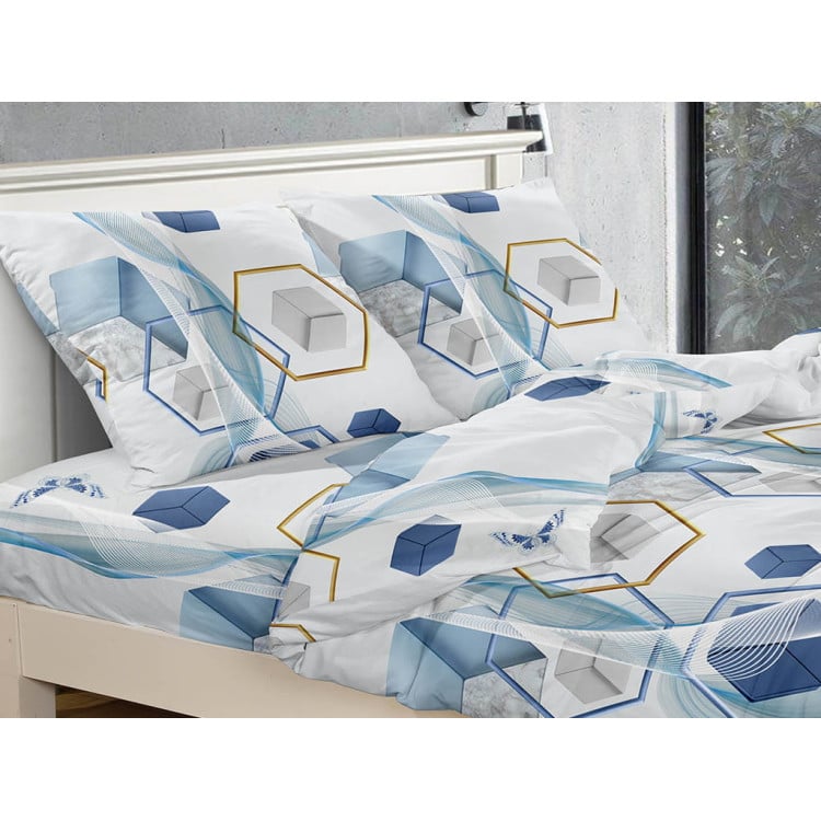 Pościel 140x200 bawełna satynowa 3D Cotton World gruba 2 części 2341 Pościel 140x200 bawełna satynowa 3D Cotton World gruba 2 części 2341