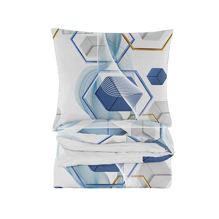 Pościel 140x200 bawełna satynowa 3D Cotton World gruba 2 części 2341 Pościel 140x200 bawełna satynowa 3D Cotton World gruba 2 części 2341