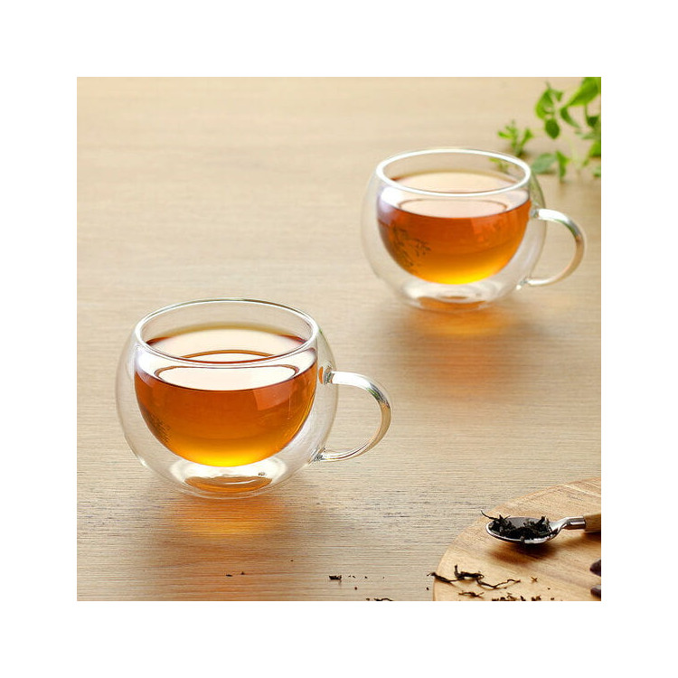 Szklanki termiczne RENZA do kawy 300 ml latte komplet 2 szt szklanek