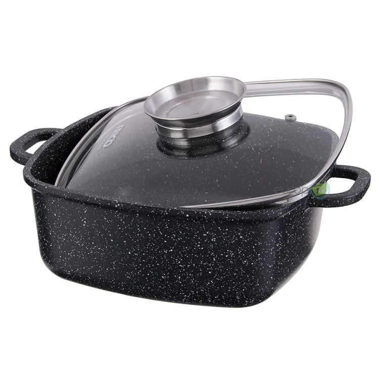 Garnek marmurowy z pokrywką Edenberg EB 8112 3.7 L na indukcję Garnek marmurowy z pokrywką Edenberg EB 8112 3.7 L na indukcję
