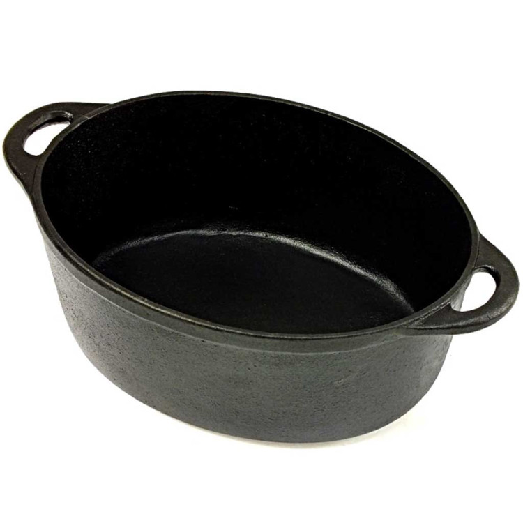 Brytfanna żeliwna Krisberg KR 7553 4.7L garnek 29 cm ciężki na indukcję