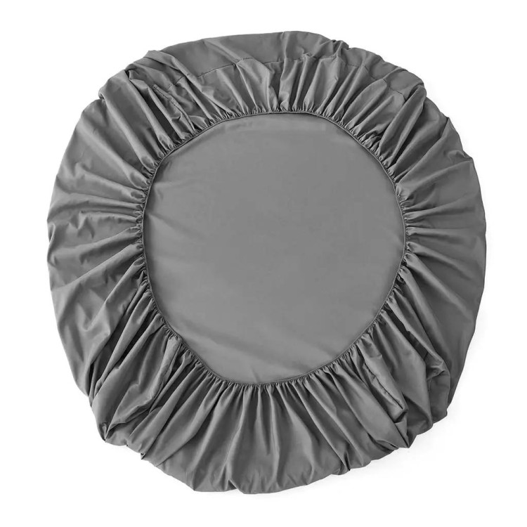 Prześcieradło 180x200 jersey bawełniane grube z gumką szare Prześcieradło 180x200 jersey bawełniane grube z gumką szare