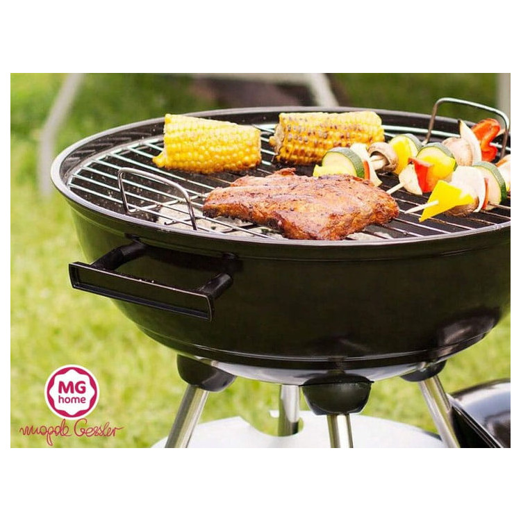 Grill kulisty węglowy MG Home 41.5 cm ogrodowy Grill kulisty węglowy MG Home 41.5 cm ogrodowy