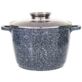 Garnek marmurowy z pokrywką Klausberg KB 7525 6.2L na indukcję 24 cm