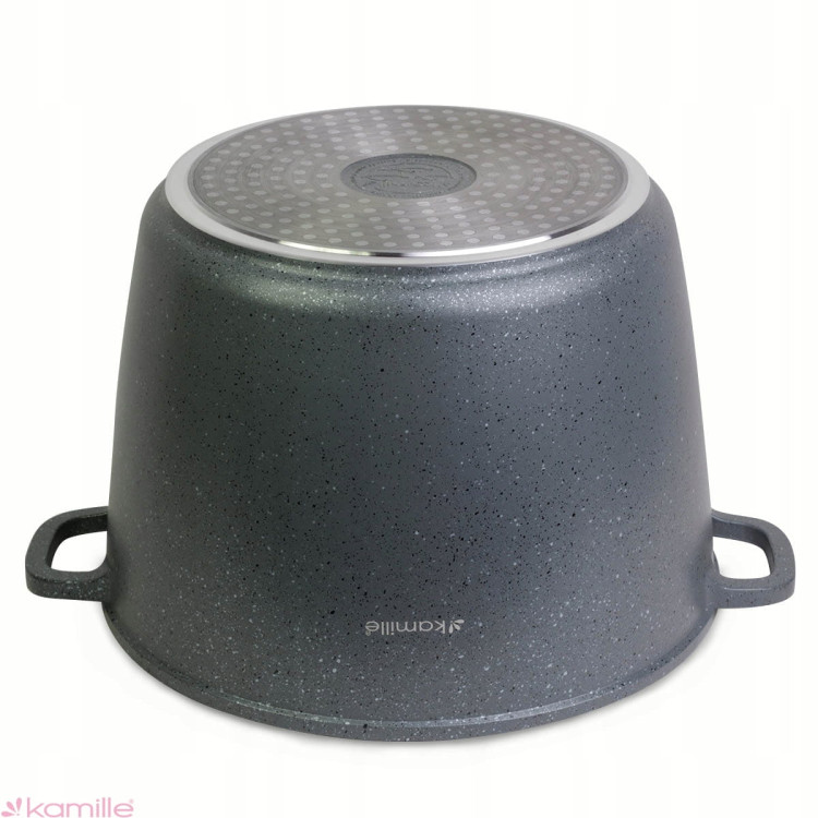 Garnek granitowy 28cm z pokrywką 10.0 L Kamille 4428 Garnek granitowy 28cm z pokrywką 10.0 L Kamille 4428