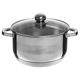 Garnek ze stali z pokrywką Edenberg EB 3008 7.7 L INDUKCJA