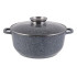 Garnek marmurowy z pokrywką Edenberg EB 8004 2.3L na indukcję 20 cm