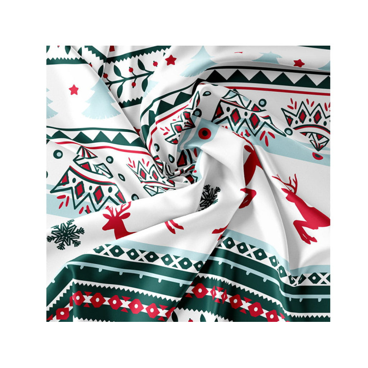 Pościel świąteczna 140x200 bawełna satynowa 3D Cotton World gruba 2 części 2412 Pościel świąteczna 140x200 bawełna satynowa 3D Cotton World gruba 2 części 2412
