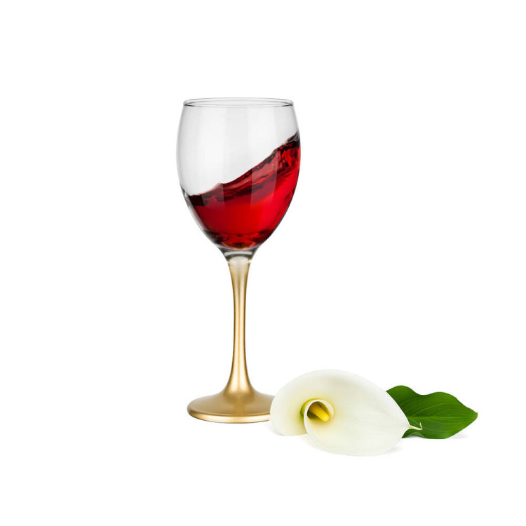 Kieliszki do wina 300 ml Glasmark komplet 6szt złota nóżka Kieliszki do wina 300 ml Glasmark komplet 6szt złota nóżka