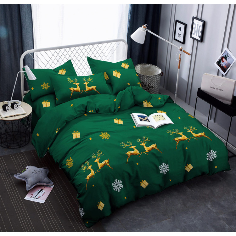 Pościel świąteczna 140x200 bawełna satynowa 3D Cotton World gruba 2 części 2414 Pościel świąteczna 140x200 bawełna satynowa 3D Cotton World gruba 2 części 2414