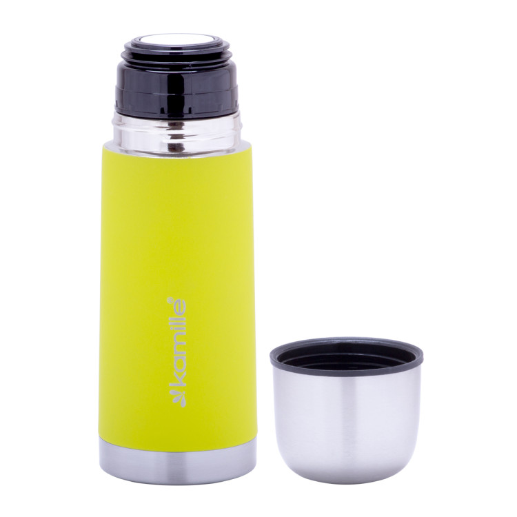 Termos podróżny 350 ml kubek termiczny żółty KM 2001 Kamille Termos podróżny 350 ml kubek termiczny żółty KM 2001 Kamille