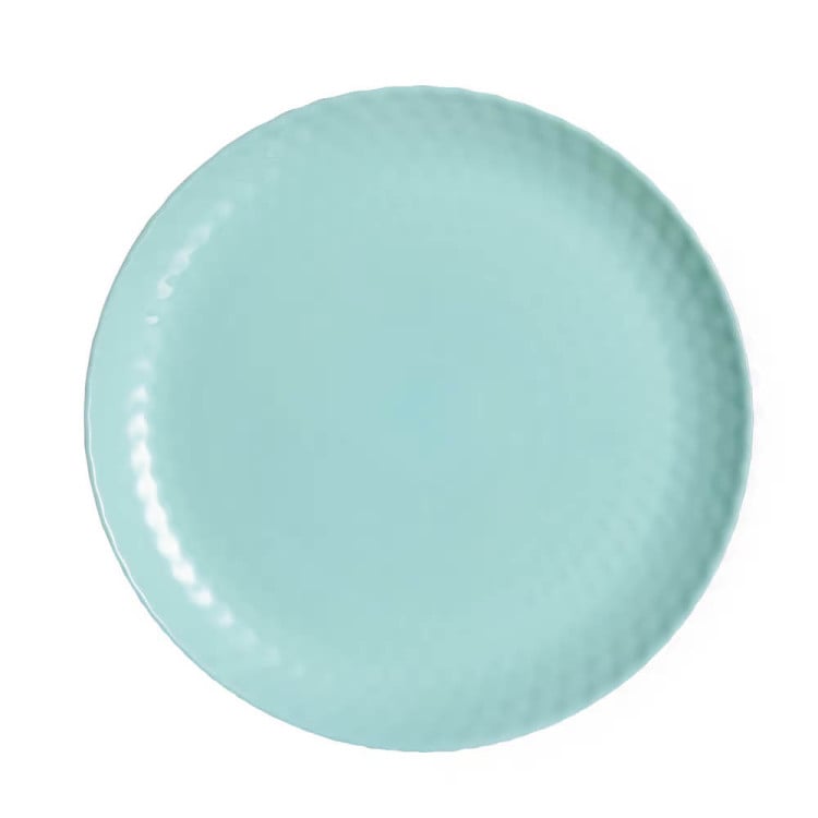 Serwis obiadowy Pampillo Luminarc 18 elementów turkus talerze dla 6 osób