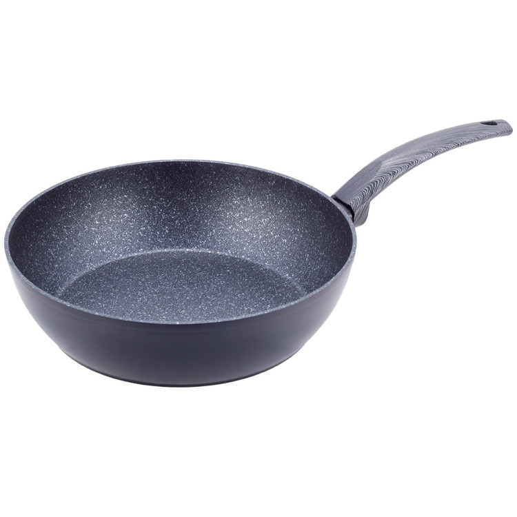 Patelnia głęboka z powłoką marmurową 32 cm WOK indukcja KM 4137 Kamille Patelnia głęboka z powłoką marmurową 32 cm WOK indukcja KM 4137 Kamille